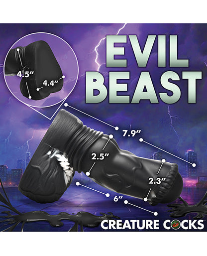 Creature Cocks Venom Silicone Dildo - Black