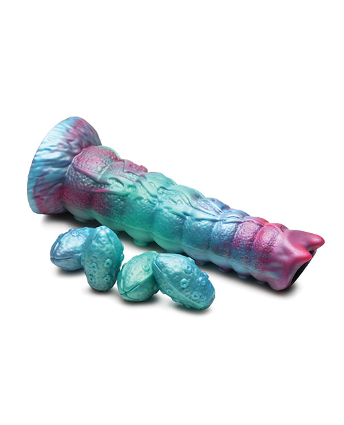 Creature Cocks Galactic Breeder Ovipositor Silicone Dildo w/Eggs - Multi Color