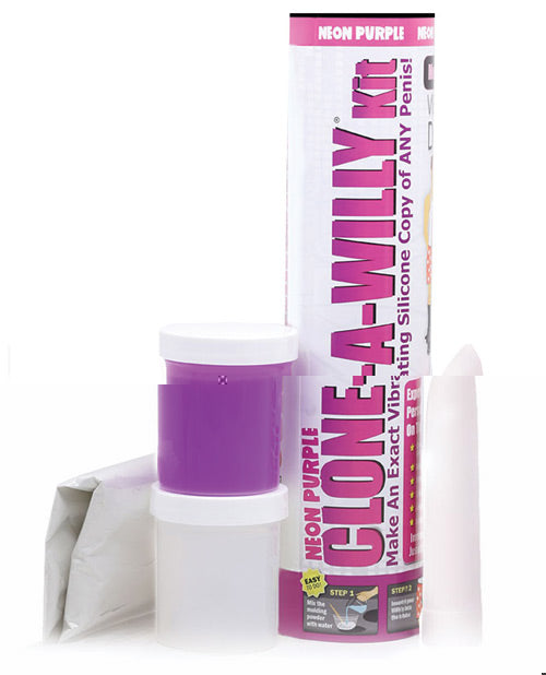 Clone-A-Willy Kit Vibrating - Neon Purple