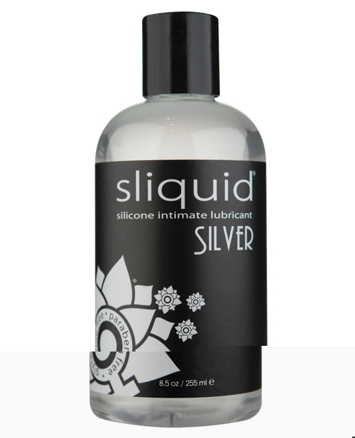 Sliquid Silver Silicone Lube Glycerine & Paraben Free - 8.5 oz