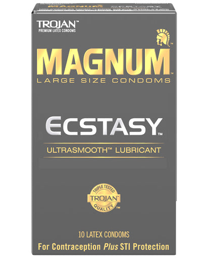 Trojan Magnum Ecstasy Condoms - Box of 10