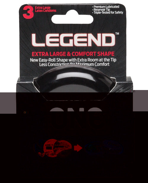 One The Legend XL Condoms - Box of 3