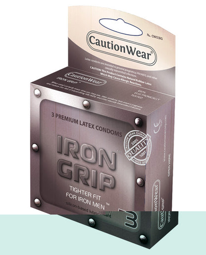 Caution Wear Iron Grip Snug Fit - Pack of 3