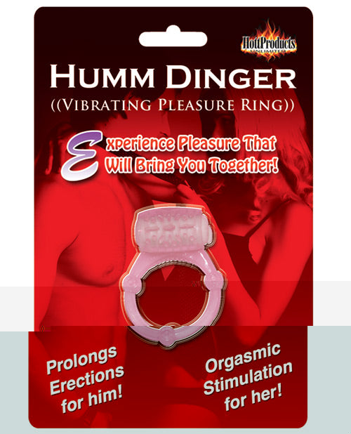 Humm Dinger Vibrating Cockring - Magenta
