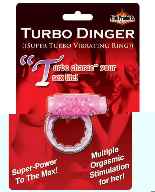 Humm Dinger Turbo Vibrating Cockring - Magenta