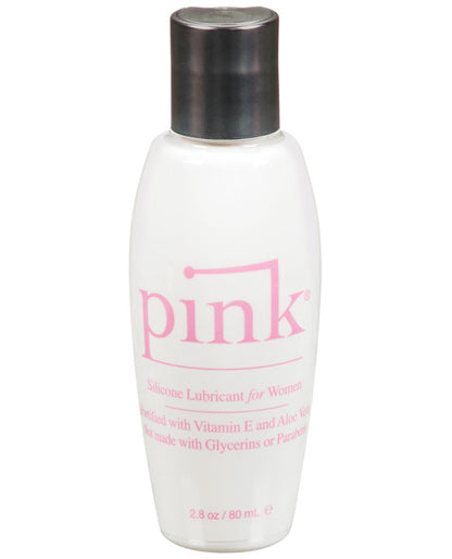 Pink Silicone Lube - 2.8 oz Flip Top Bottle