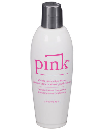 Pink Silicone Lube - 4.7 oz Flip Top Bottle