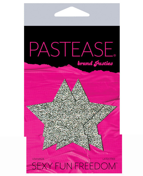 Pastease Premium Glitter Star - Silver O/S