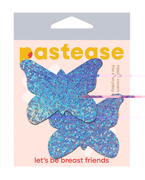 Pastease Premium  Glitter Butterfly - Blue O/s