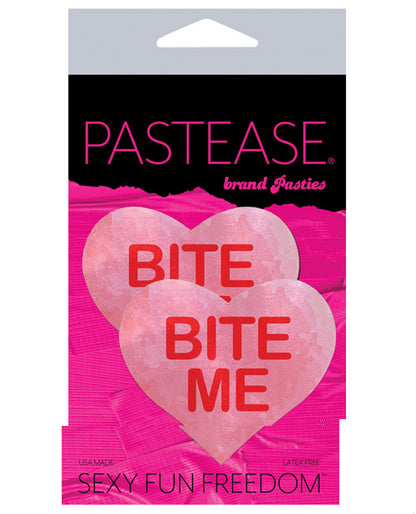 Pastease Premium Bite Me Heart - Pink/Red O/S