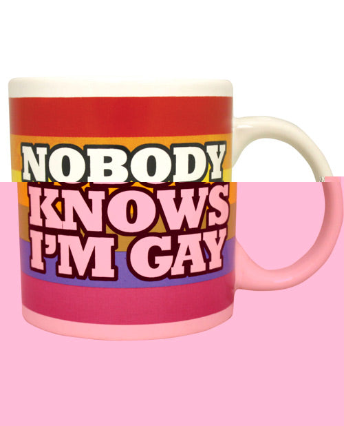 Attitude Mug Nobody Knows I'm Gay