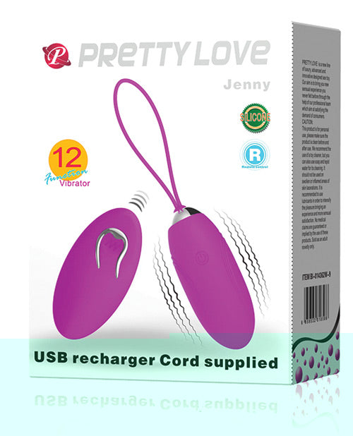 Pretty Love Jenny Remote Control Bullet Vibe - Fuchsia
