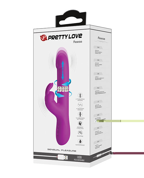 Pretty Love Reese Thrusting Rabbit - Fuchsia