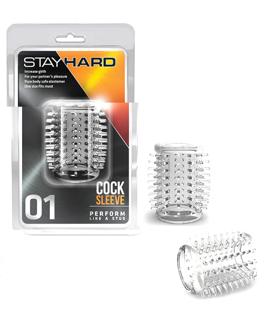 Blush Stay Hard Cock Sleeve 01 - Clear