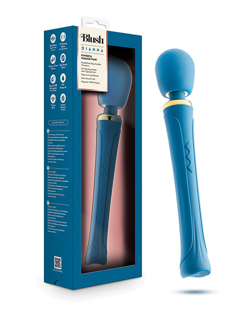 Blush Dianna Wand Massager - Teal