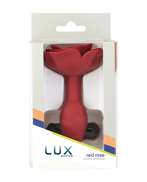 Lux Active Red Rose Silicone Anal Plug