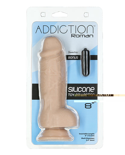 Addiction 8" Roman Dildo - Beige