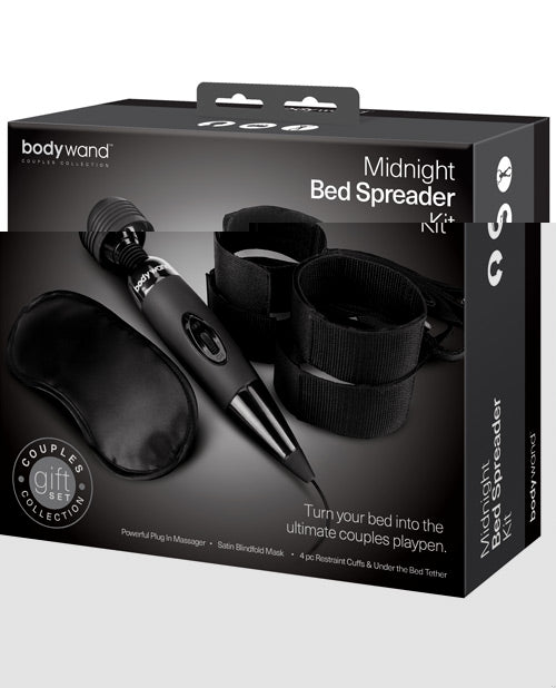 Bodywand Midnight Massage Bedroom Play Kit - 3 pc Black