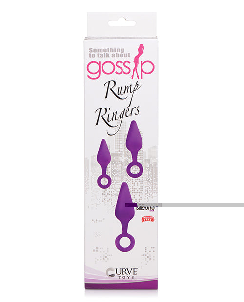 Curve Toys Gossip Rump Ringers - Violet