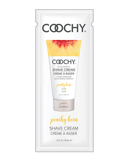 COOCHY Shave Cream - .5 oz Peachy Keen