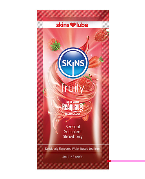 Skins Water Based Lubricant - 5 ml Foil Strawberry