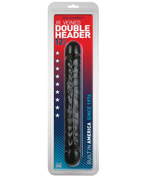 12" Jr. Double Header - Black