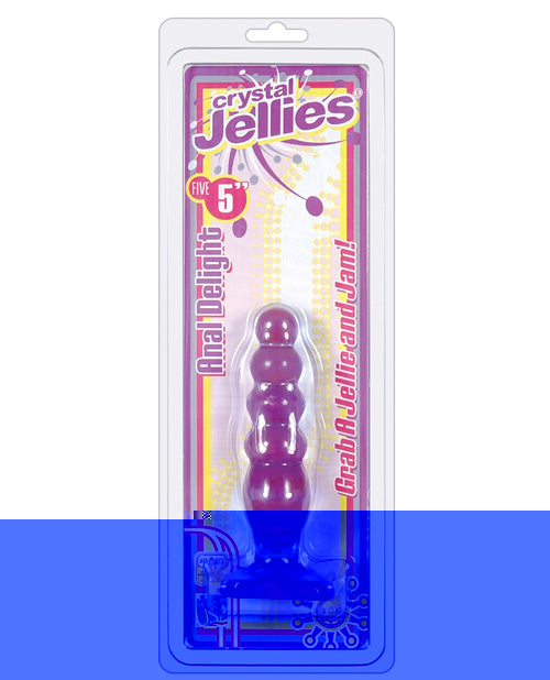 Crystal Jellies 5" Anal Delight - Purple