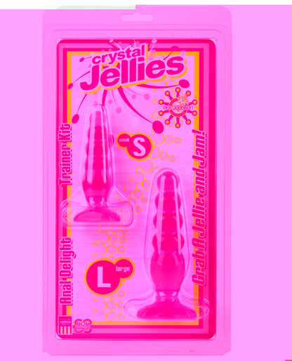 Crystal Jellies Anal Delight Trainer Kit - Purple