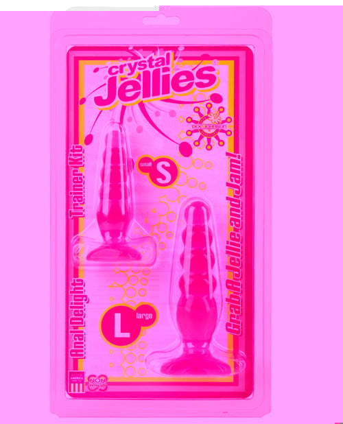 Crystal Jellies Anal Delight Trainer Kit - Purple
