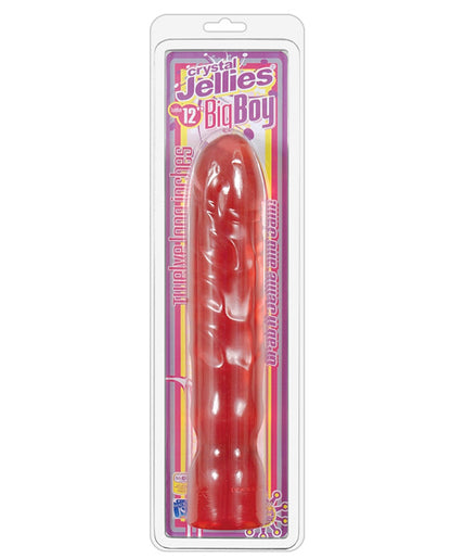 Crystal Jellies 12" Big Boy Dong - Pink