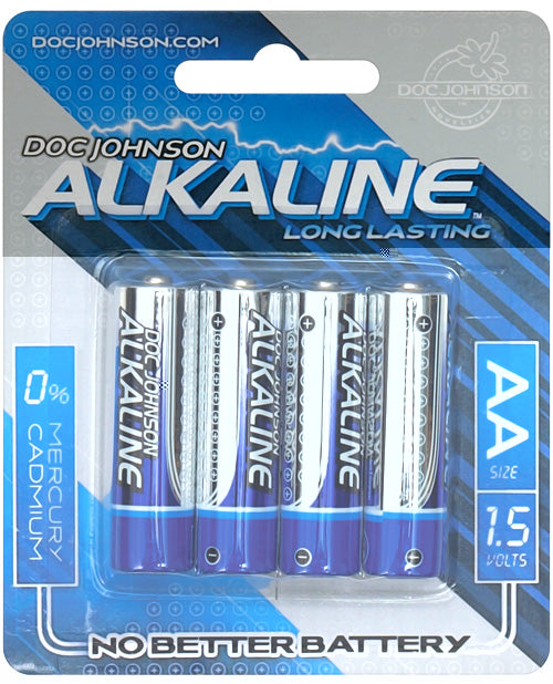 Doc Johnson Alkaline Batteries - AA 4 Pack