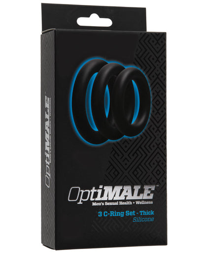 OptiMale C Ring Kit Thick - Black