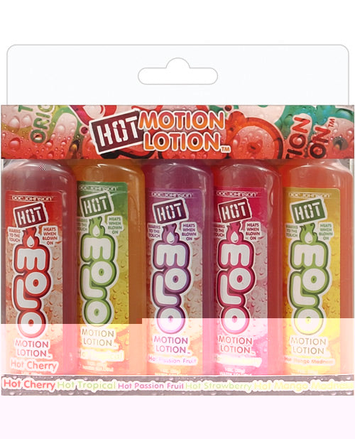 Hot Motion Lotion Kit - 1 oz Asst. Flavors Pack of 5