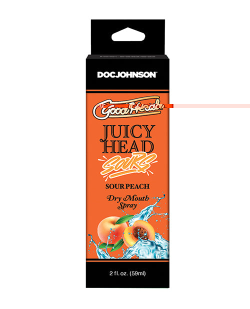 GoodHead Juicy Head Dry Mouth Spray - 2 oz Sour Peach