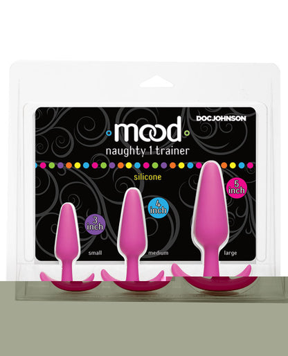 Mood Naughty 1 Anal Trainer Set - Pink Set of 3