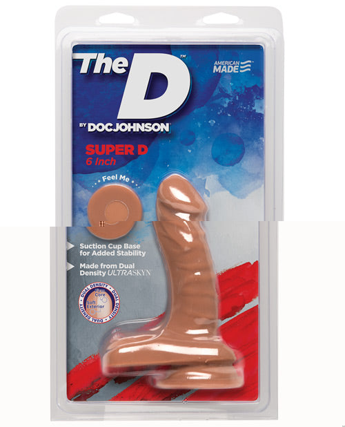 The D 6" Super D w/Balls - Caramel