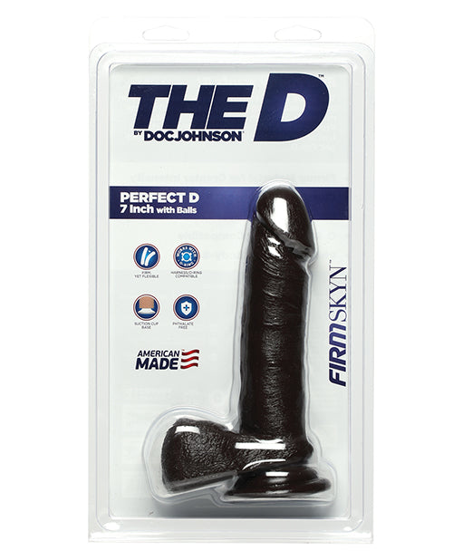 The D 7" Perfect D w/Balls - Chocolate