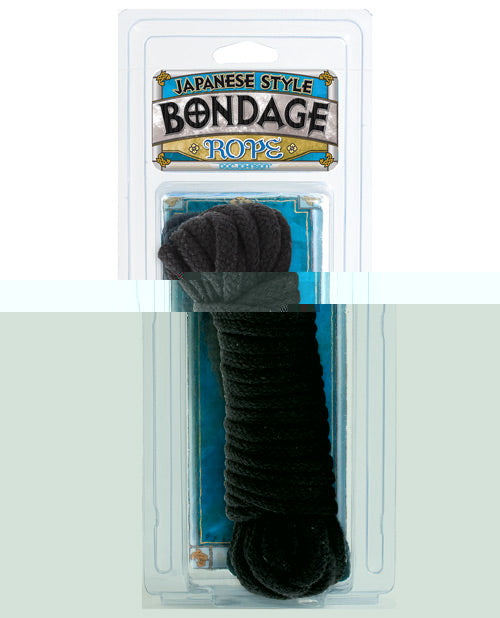 Japanese Style Bondage Cotton Rope - Black