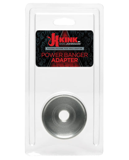 Kink Fucking Machines Power Banger Adapter for Fuck Hole Variable Pressure Stroker - Silver