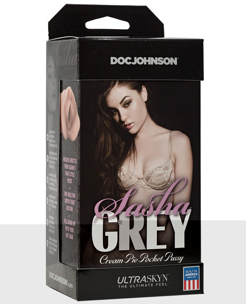 Sasha Grey Ultraskyn Cream Pie Pocket Pussy