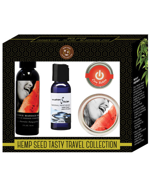 Earthly Body Hemp Seed Tasty Travel Collection - Watermelon