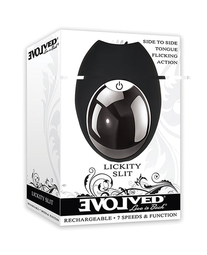 Evolved Lickity Slit Oral Massager - Black
