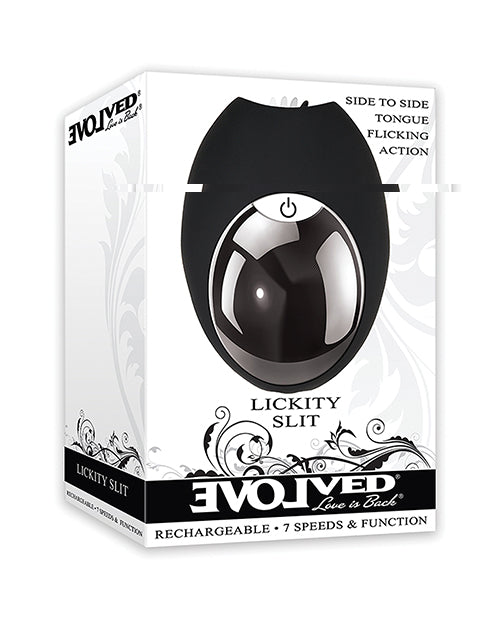 Evolved Lickity Slit Oral Massager - Black