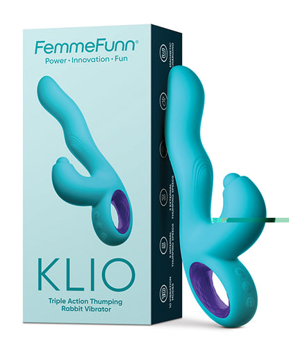 Femme Funn Klio Triple Action Rabbit - Turquoise