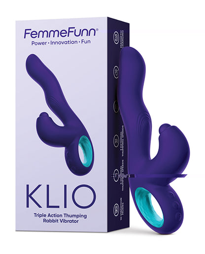 Femme Funn Klio Triple Action Rabbit - Dark Purple