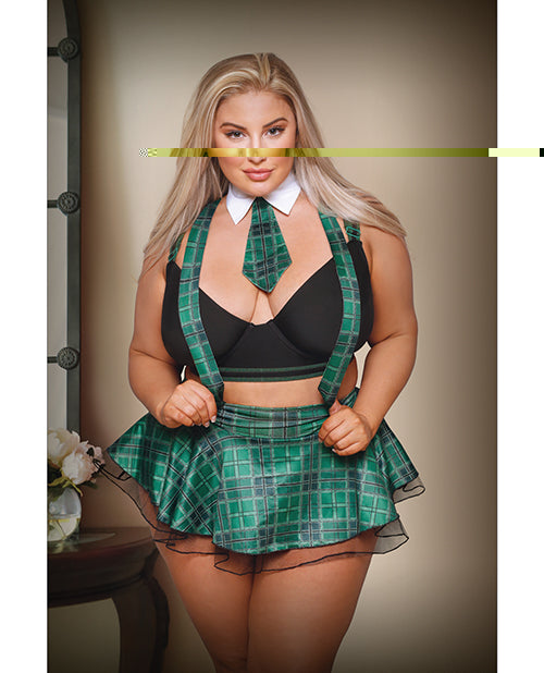 Play Slither'n To Your DM's School Girl Green Plaid 1X/2X