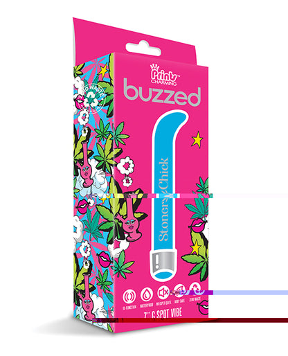 Buzzed 7" G-Spot Vibe  - Stoner Chick Blue