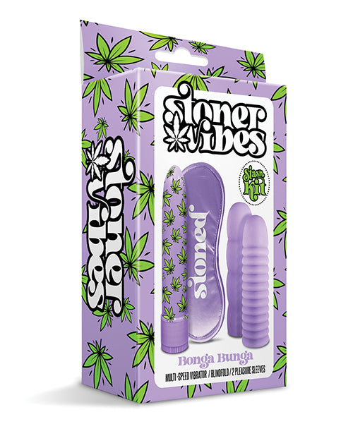 Stoner Vibes Bonga Bunga Stash Kit - Purple