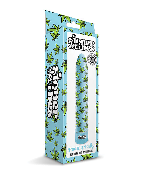 Stoner Vibes Pack A Fatty Multi Speed Vibrator - Blue Dream