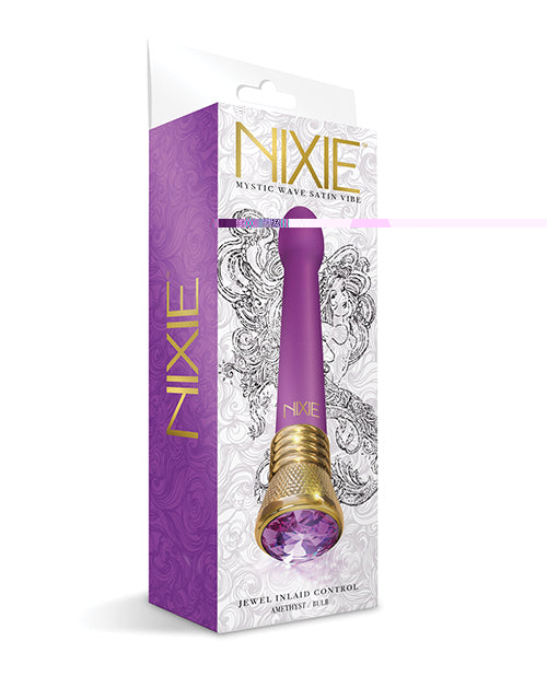 Nixie Mystic Wave Satin Bulb Vibe - 10 Function Amethyst